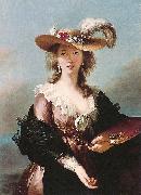 Elisabeth Louise Viegg-Le Brun Self portrait in a Straw Hat, china oil painting artist